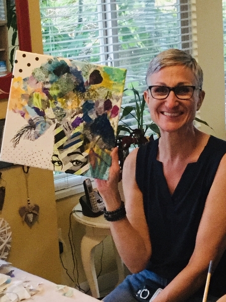 Intuitive collage class